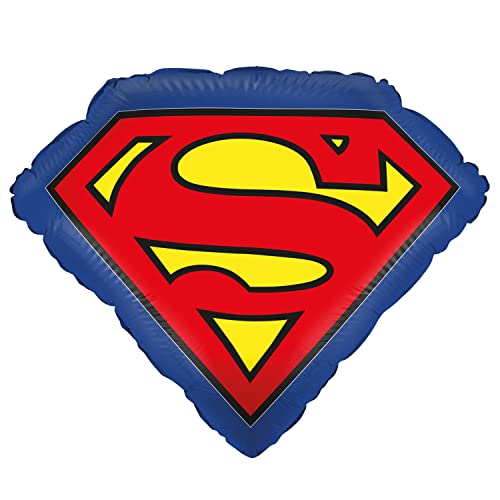 Party Factory Superman Folienballon mit Logo, Ø45cm, blau, rot und gelb, Heliumballon zum Geburtstag oder zur Superhelden-Mottoparty Party Factory Superman Folienballon mit Logo, Ø45cm, blau, rot und gelb, Heliumballon zum Geburtstag oder zur Superhelden-Mottoparty von Party Factory