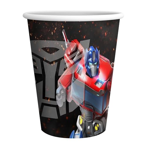 Party Factory `Transformers´ 8 Pappbecher 250ml, Einwegbecher, Papierbecher für Kindergeburtstag oder Mottoparty Party Factory `Transformers´ 8 Pappbecher 250ml, Einwegbecher, Papierbecher für Kindergeburtstag oder Mottoparty von Party Factory