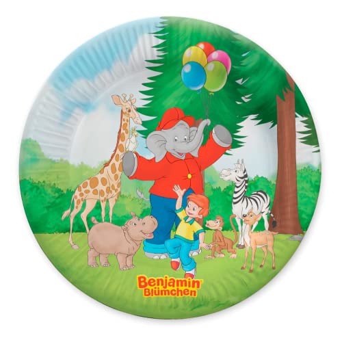 Party Factory `Zooparty´ Benjamin Blümchen 10x Pappteller, Einwegteller bunt, Ø23cm, Partyteller zum Kindergeburtstag, Zootiere Party Factory `Zooparty´ Benjamin Blümchen 10x Pappteller, Einwegteller bunt, Ø23cm, Partyteller zum Kindergeburtstag, Zootiere von Party Factory