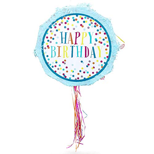 Pinata Happy Birthday Blau Kinder Geburtstag Schlag-Pinata 44 x 9 x 44 cm Dekoration Geburtstagsdeko Pinata Happy Birthday Blau Kinder Geburtstag Schlag-Pinata 44 x 9 x 44 cm Dekoration Geburtstagsdeko von Party Factory