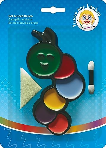 PartyCube 35624 Set für Gesicht Party Make-up Raupe, Mehrfarbig PartyCube 35624 Set für Gesicht Party Make-up Raupe, Mehrfarbig von PartyCube