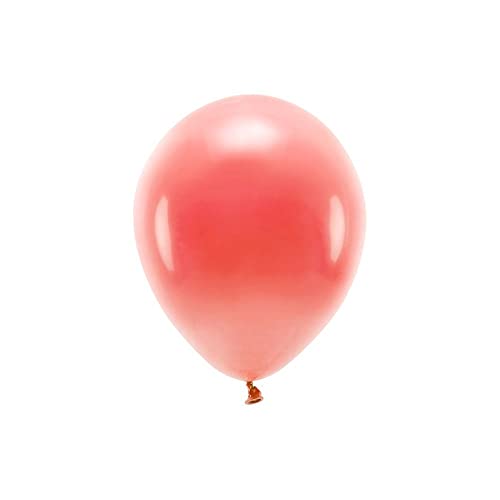 100 Stück Öko-Latex-Luftballons 30 cm Koralle Pastell von PartyDeco