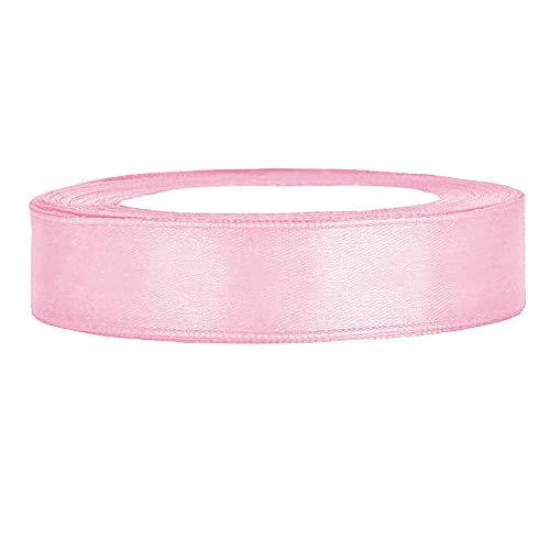 25m Satinband Satin Geschenkband rosa 12mm breit 25m Satinband Satin Geschenkband rosa 12mm breit von PartyDeco