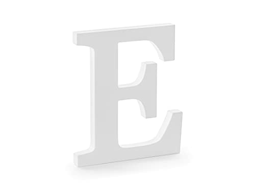 Color-Up.Shop Wooden Letter E, White, 17x20cm Buchstabe Color-Up.Shop Wooden Letter E, White, 17x20cm Buchstabe von PartyDeco