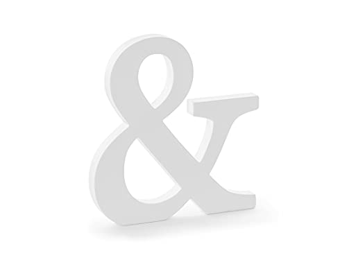 Color-Up.Shop Wooden Sign &, White, 19,5x20cm Zeichen Color-Up.Shop Wooden Sign &, White, 19,5x20cm Zeichen von PartyDeco