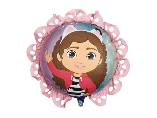 Folienballon Gabby’s Dollhouse 78x71 cm – Gabis Katzenhaus Mädchen Geburtstag Luftballon mit Rüschen Helium Luft Deko Wiederverwendbar Lizenz Set mit Röhrchen Kinderparty Folienballon Gabby’s Dollhouse 78x71 cm – Gabis Katzenhaus Mädchen Geburtstag Luftballon mit Rüschen Helium Luft Deko Wiederverwendbar Lizenz Set mit Röhrchen Kinderparty von PartyDeco