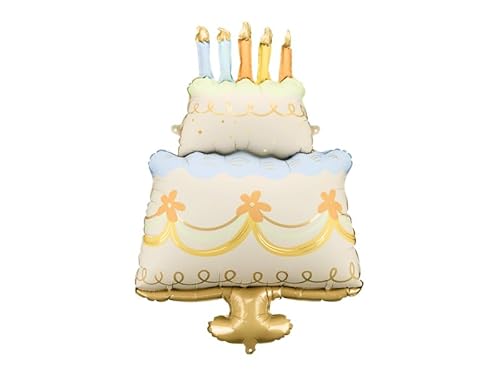 Folienballon Geburtstagskuchen – Bunte Farben – 55 x 75 cm – Luft & Helium – Partydeko Folienballon Geburtstagskuchen – Bunte Farben – 55 x 75 cm – Luft & Helium – Partydeko von PartyDeco