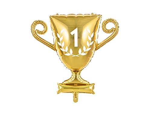 Folienballon Pokal 64x61cm für Helium Luftballon Sport Party Kindergeburtstag gold/artyDeco Balon Foliowy Puchar Złoty Pierwsze Miejsce na Hel Dekoracja Urodzinowa Okrągłe Urodziny Folienballon Pokal 64x61cm für Helium Luftballon Sport Party Kindergeburtstag gold/artyDeco Balon Foliowy Puchar Złoty Pierwsze Miejsce na Hel Dekoracja Urodzinowa Okrągłe Urodziny von PartyDeco