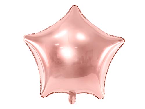 PartyDeco Folienballon Stern Geburtstag Folienballon Stern in Roségold - Roségold Höhe ca. 48 cm Geburtstag Silvester Hochzeit Folienballon Hel Hel Dekoration Partydekoration PartyDeco Folienballon Stern Geburtstag Folienballon Stern in Roségold - Roségold Höhe ca. 48 cm Geburtstag Silvester Hochzeit Folienballon Hel Hel Dekoration Partydekoration von PartyDeco