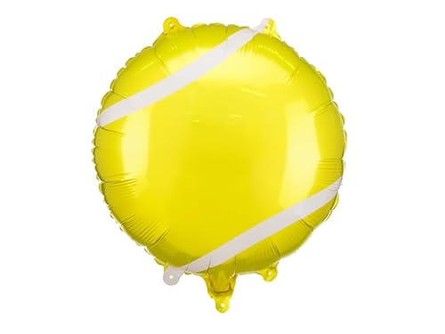 Folienballon Tennisball – Ballon ca. 35 cm, für Helium und Luftfüllung geeignet, wiederverwendbar, inkl. Strohhalm, Party Dekoration Kindergeburtstag Sport Feier Folienballon Tennisball – Ballon ca. 35 cm, für Helium und Luftfüllung geeignet, wiederverwendbar, inkl. Strohhalm, Party Dekoration Kindergeburtstag Sport Feier von PartyDeco