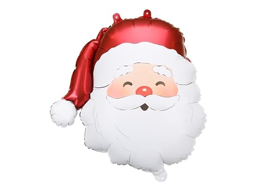 Folienballon Weihnachtsmann Farbmix – ca. 42 x 43,5 cm, Luft & Helium, wiederverwendbar, Strohhalm, Weihnachtsdeko Ballon, Santa Claus Luftballon, Party Dekoration, Nikolaus Deko Weihnachten Feier Folienballon Weihnachtsmann Farbmix – ca. 42 x 43,5 cm, Luft & Helium, wiederverwendbar, Strohhalm, Weihnachtsdeko Ballon, Santa Claus Luftballon, Party Dekoration, Nikolaus Deko Weihnachten Feier von PartyDeco