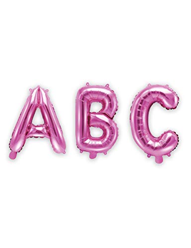 Generique - Buchstaben-Luftballon Folienballon pink 35 cm Generique - Buchstaben-Luftballon Folienballon pink 35 cm von PartyDeco
