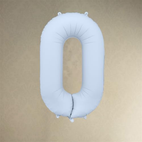 Großer Nebelblauer Folienballon Zahl 0 für Geburtstagsfeiern und Kulissen Großer Nebelblauer Folienballon Zahl 0 für Geburtstagsfeiern und Kulissen von PartyDeco