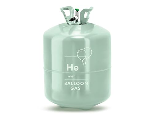Helium Gasflasche ca. 0,59 m³ – Einweg Heliumflasche für bis zu 90 Ballons, Ballongas mit Ventil zum einfachen Befüllen, Geburtstag Hochzeit Feier Event Ballonfüllung Helium Set Einmalbehälter Helium Gasflasche ca. 0,59 m³ – Einweg Heliumflasche für bis zu 90 Ballons, Ballongas mit Ventil zum einfachen Befüllen, Geburtstag Hochzeit Feier Event Ballonfüllung Helium Set Einmalbehälter von PartyDeco