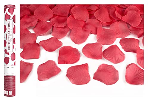 Konfettikanone 40cm Rosenblätter Papierkanone Hochzeit Partypopper Partykanone Konfettibombe dunkelrot Konfettikanone 40cm Rosenblätter Papierkanone Hochzeit Partypopper Partykanone Konfettibombe dunkelrot von PartyDeco