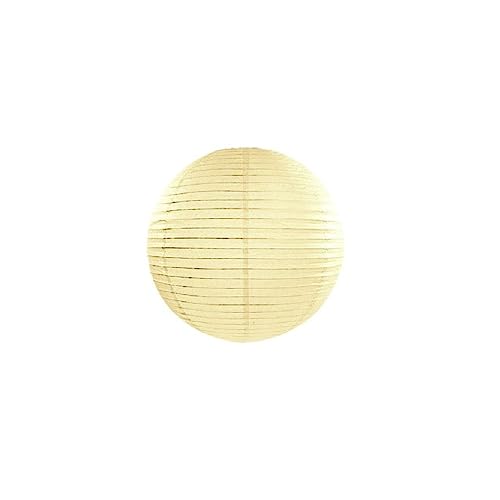 Lampion 25 cm creme Papier Laterne Deko Lampion 25 cm creme Papier Laterne Deko von PartyDeco