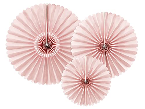 Mellilu Rosetten Schmutziges Rosa Hochzeit Papierrosetten Papierfächer Deko Rosette von Luck and Luck