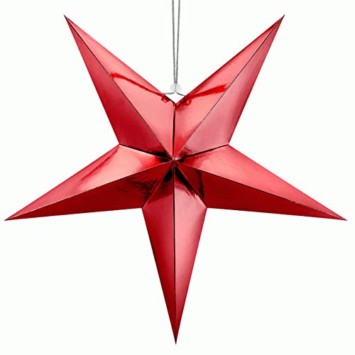 Paper Star Weihnachtsstern Faltstern 70cm rot von PartyDeco