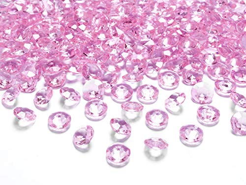 PartyDeco Diamant Konfetti, verstreute Dekoration- Diamant Perlen Kristalle hell rosa DIY Handwerk Tischdekorationen für Hochzeiten Geburtstag Parteien Karneval PartyDeco Diamant Konfetti, verstreute Dekoration- Diamant Perlen Kristalle hell rosa DIY Handwerk Tischdekorationen für Hochzeiten Geburtstag Parteien Karneval von PartyDeco
