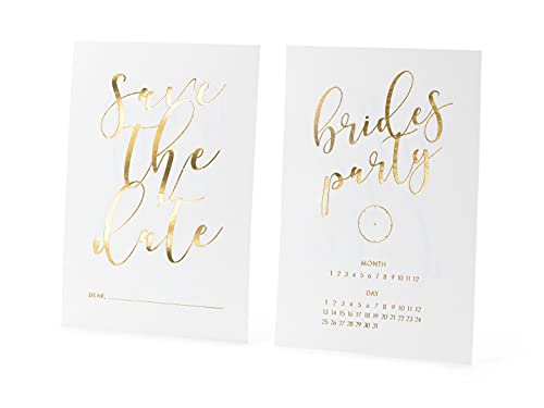 PartyDeco Einladungen für einen Junggesellinnenabschied Save The Date Notizen Hochzeitskarten Braut und Bräutigam Hochzeitseinladungen PartyDeco Einladungen für einen Junggesellinnenabschied Save The Date Notizen Hochzeitskarten Braut und Bräutigam Hochzeitseinladungen von PartyDeco