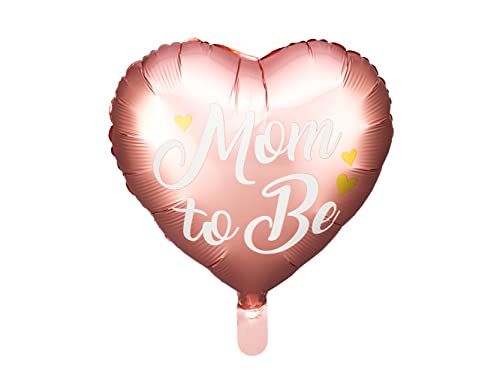 PartyDeco Folie Herz rosa Ballon gedruckt Mama zu sein auf Hel Air hängende Dekoration für Baby Dusche Geschlecht Reveal Party Ballon Girlande/Folienballon Herz Mom to Be 35cm Helium Luftballon PartyDeco Folie Herz rosa Ballon gedruckt Mama zu sein auf Hel Air hängende Dekoration für Baby Dusche Geschlecht Reveal Party Ballon Girlande/Folienballon Herz Mom to Be 35cm Helium Luftballon von PartyDeco
