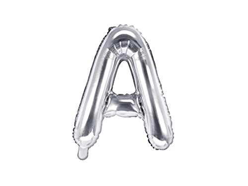 PartyDeco Folienballon Buchstabe "A" Silber-Geburtstag Hochzeit Jahrestag Folienballon Buchstabe "A"- Silber Größe ca. 35 cm Verlobung Silvesterparty Folienballon Hel Deko Geburtstag PartyDeco Folienballon Buchstabe "A" Silber-Geburtstag Hochzeit Jahrestag Folienballon Buchstabe "A"- Silber Größe ca. 35 cm Verlobung Silvesterparty Folienballon Hel Deko Geburtstag von PartyDeco