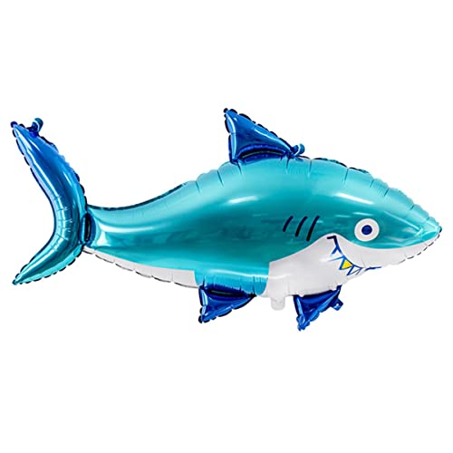 Folienballon Hai 92x48cm für Helium geeignet Luftballon Kindergeburtstag Schulanfang blau Folienballon Hai 92x48cm für Helium geeignet Luftballon Kindergeburtstag Schulanfang blau von PartyDeco
