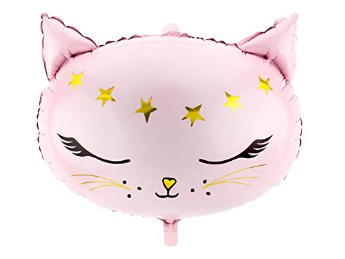 PartyDeco Folienballon Katze 48x36cm Geburtstag von PartyDeco