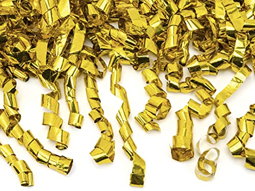 Konfettikanone mit Luftschlangen, gold, 80cm Konfettikanone mit Luftschlangen, gold, 80cm von PartyDeco
