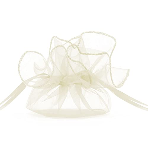 PartyDeco Organzasack - Organzageschenkbeutel für Gäste Schmuckbeutel Hochzeitsgeschenke Tischdekorationen Pralinenbeutel von PartyDeco