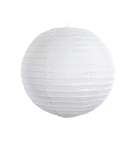 PartyDeco Papierlampion – Papierballon Lampion Dekobeleuchtung Laterne – Weiß, 35 cm PartyDeco Papierlampion – Papierballon Lampion Dekobeleuchtung Laterne – Weiß, 35 cm von PartyDeco