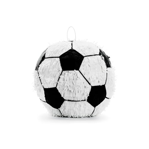 PartyDeco Piñata - Fußball 35x35x35cm Geburtstag Fußball von PartyDeco