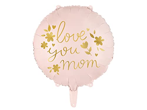 Folienballon Love you mom 35cm rund Helium Luftballon Partyballon Muttertag Liebe Deko Partydeko/PartyDeco Rosa Folie Ballon mit Nachricht"Liebe dich Mama" Muttertag Geschenk Ballon Girlande Folienballon Love you mom 35cm rund Helium Luftballon Partyballon Muttertag Liebe Deko Partydeko/PartyDeco Rosa Folie Ballon mit Nachricht"Liebe dich Mama" Muttertag Geschenk Ballon Girlande von PartyDeco