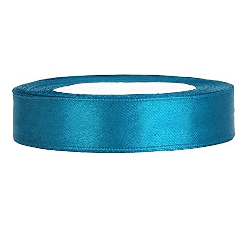 25m Satinband Satin Geschenkband türkis 12mm breit 25m Satinband Satin Geschenkband türkis 12mm breit von PartyDeco