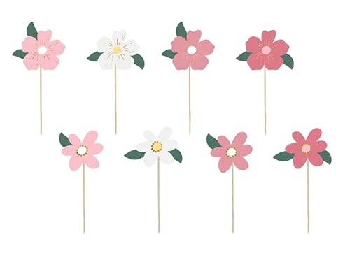 PartyDeco Topper für Kuchen Muffins Backwaren Blumen Tischdekoration BOHO Süßer Tisch für Hochzeit Geburtstag Junggesellinnenabschied PartyDeco Topper für Kuchen Muffins Backwaren Blumen Tischdekoration BOHO Süßer Tisch für Hochzeit Geburtstag Junggesellinnenabschied von PartyDeco