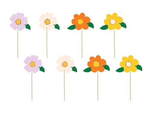 PartyDeco Tortenaufleger Blumen auf Torten Cupcake Muffins Blumenparty PartyDeco Tortenaufleger Blumen auf Torten Cupcake Muffins Blumenparty von PartyDeco