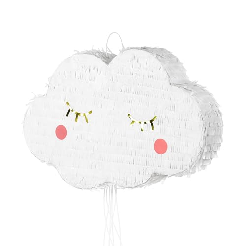 Piñata 32x50x9cm Wolke - Party Dekoration zum Befüllen - Partyspiele für Kindergeburtstag Geburtstag Babyparty Hochzeit Party - Geburtstagsdeko Partydeko & Partyzubehör - Weiß Piñata 32x50x9cm Wolke - Party Dekoration zum Befüllen - Partyspiele für Kindergeburtstag Geburtstag Babyparty Hochzeit Party - Geburtstagsdeko Partydeko & Partyzubehör - Weiß von PartyDeco