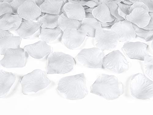 Rosenblätter im Beutel, silber (1 VPE / 100 Stk.) von PartyDeco