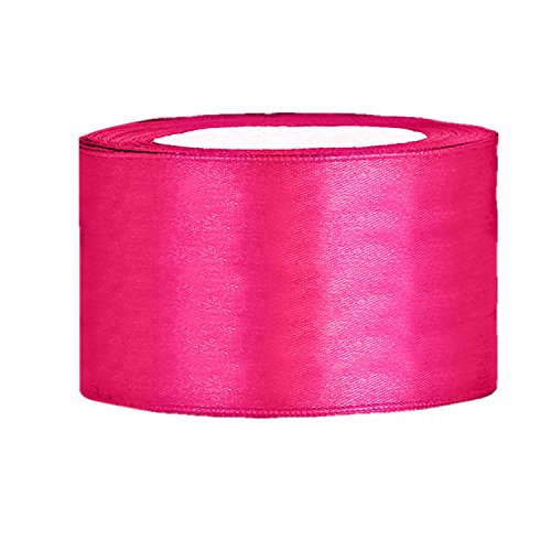 Satinband pink B:38mm, L:25m Satinband pink B:38mm, L:25m von PartyDeco