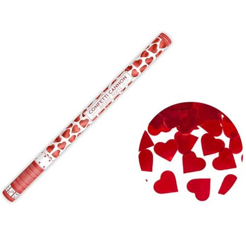 Tubo Cannone Sparacoriandoli a Forma di Cuore Rosso da 80 cm Tubo Cannone Sparacoriandoli a Forma di Cuore Rosso da 80 cm von PartyDeco