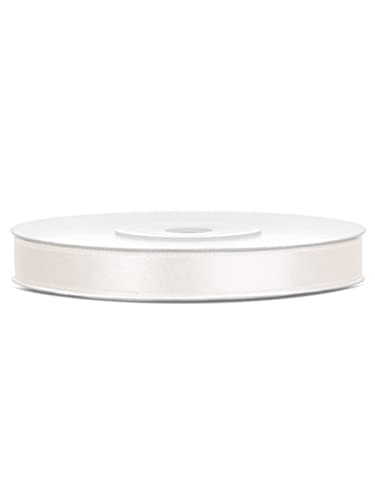 partydeco.pl 25m Satinband Satin Geschenkband Elfenbein Creme 6mm breit partydeco.pl 25m Satinband Satin Geschenkband Elfenbein Creme 6mm breit von PartyDeco