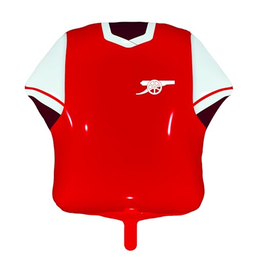 Arsenal FC Jersey Folienballons - Offiziell lizenzierte Partydekorationen, 5 Stück, 52 x 53 cm Arsenal FC Jersey Folienballons - Offiziell lizenzierte Partydekorationen, 5 Stück, 52 x 53 cm von PartyDroid