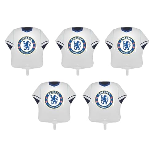 Chelsea FC Jersey Folienballons - Offiziell lizenzierte Partydekorationen, 52 x 53 cm Chelsea FC Jersey Folienballons - Offiziell lizenzierte Partydekorationen, 52 x 53 cm von PartyDroid