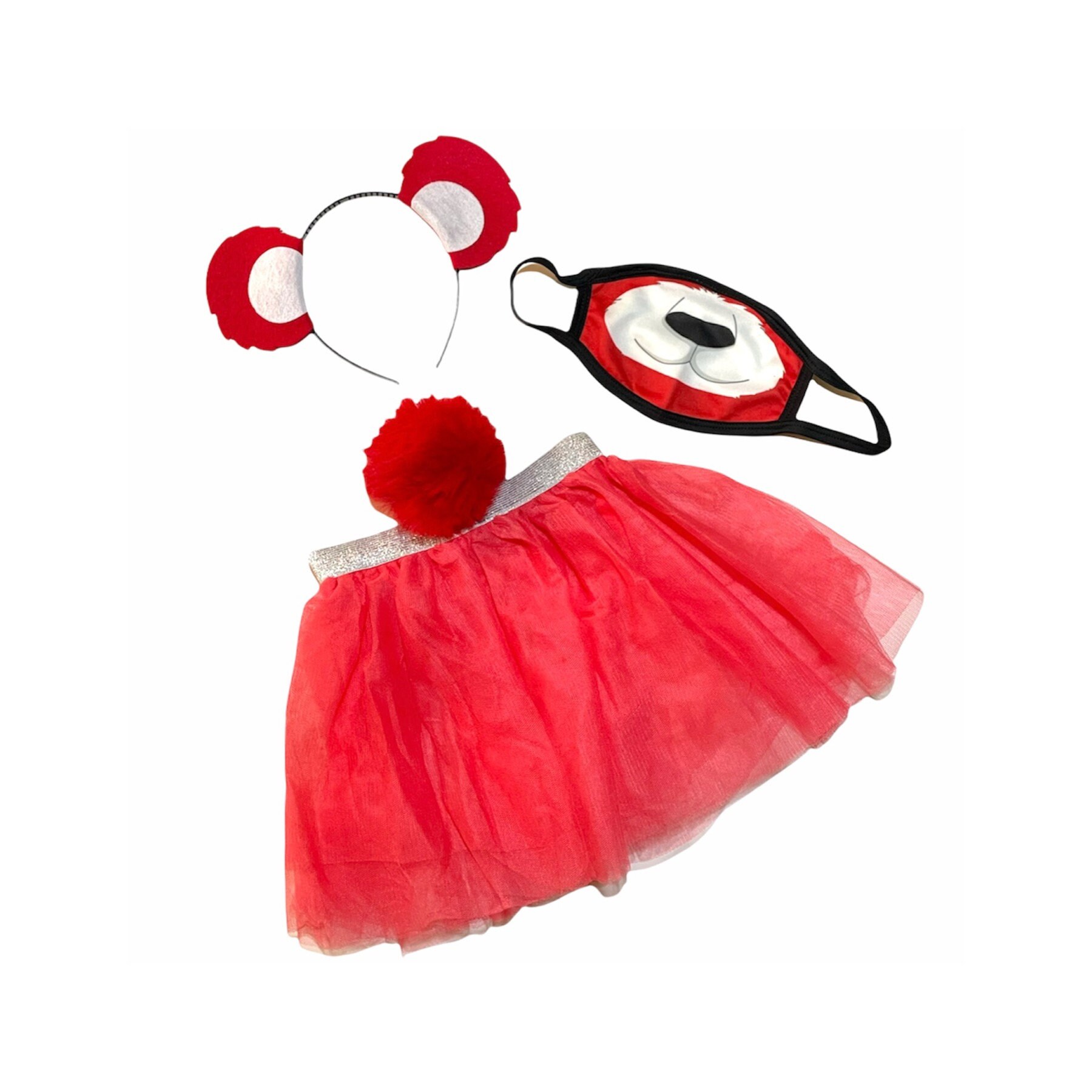 Rotes Stirnband Tutu Tail Facemask Bär Ohren Geburtstag Party Favors Damen Frauen Mädchen Kostüm Pflege Bunt Baby Babys Kind Erwachsene Rotes Stirnband Tutu Tail Facemask Bär Ohren Geburtstag Party Favors Damen Frauen Mädchen Kostüm Pflege Bunt Baby Babys Kind Erwachsene von PartyEars