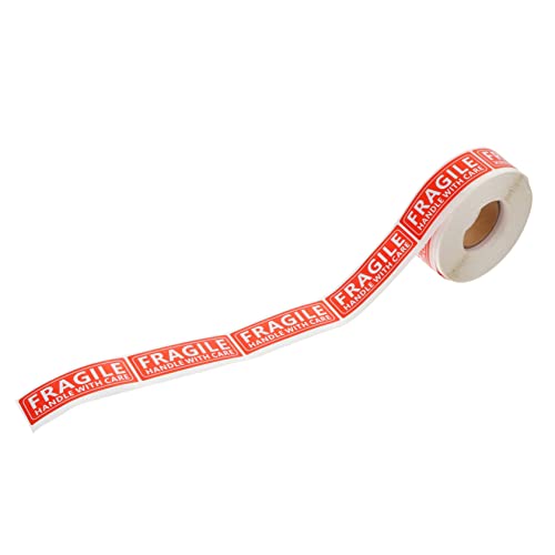 PartyKindom 1 Rolle/500 Stück Abnehmbare Aufkleber Zerbrechliche Klebeetiketten Für Den Versand Pflegepapier Warnaufkleber PartyKindom 1 Rolle/500 Stück Abnehmbare Aufkleber Zerbrechliche Klebeetiketten Für Den Versand Pflegepapier Warnaufkleber von PartyKindom