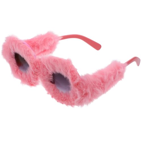 Lustige Sonnenbrillen Requisiten FüR Fasching Einzigartige Rundrahmen PlüSch Sonnenbrille in Pink Perfekt FüR Partys Und Fotoshootings Lustige Sonnenbrillen Requisiten FüR Fasching Einzigartige Rundrahmen PlüSch Sonnenbrille in Pink Perfekt FüR Partys Und Fotoshootings von PartyKindom