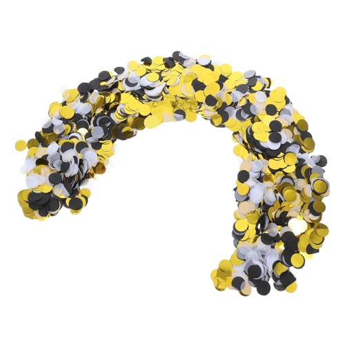 PartyKindom 1 Ballon Gefüllt Mit Konfetti Konfettipapier Zur Partydekoration Hochzeitskonfetti Aufdecken Runden Abschlussball Geburtstagstischdekorationen Partydekoration Konfetti Golden Pe von PartyKindom
