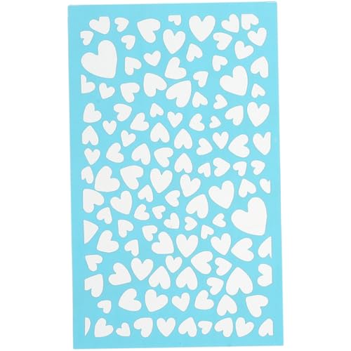 PartyKindom 1 Blatt Seidenbildschirm Schablone Herzmuster für Polymer Wiederverwendbare DIY Vorlagen Langlebig und Leicht zu Verwenden für Schmuckherstellung und Bastelprojekte PartyKindom 1 Blatt Seidenbildschirm Schablone Herzmuster für Polymer Wiederverwendbare DIY Vorlagen Langlebig und Leicht zu Verwenden für Schmuckherstellung und Bastelprojekte von PartyKindom