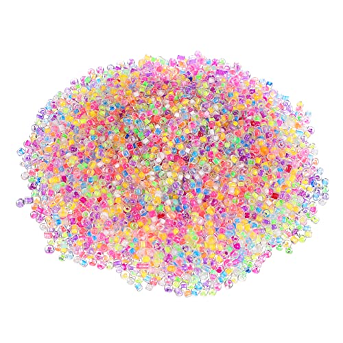 PartyKindom 1 Packung Fluoreszierende gefärbte Kernperlen Farbe Armbandperlen Perlen für die Herstellung von Armbändern Perlen für die Schlüsselanhängerherstellung fluoreszierende Perlen Glas PartyKindom 1 Packung Fluoreszierende gefärbte Kernperlen Farbe Armbandperlen Perlen für die Herstellung von Armbändern Perlen für die Schlüsselanhängerherstellung fluoreszierende Perlen Glas von PartyKindom