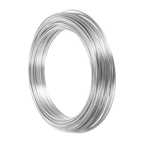 PartyKindom 1 Rolle Aluminium-basteldraht: 1,5 Mm, 0,98 Fuß, Biegbarer Metalldraht Für Die Schmuckherstellung, Puppenherstellung, Kränze, Bildhauerei Und Diy-kunstprojekte von PartyKindom